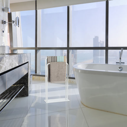 Towel hanger White 2 Bars