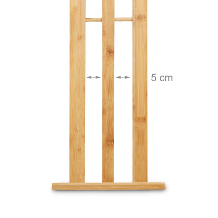 Věšák na ručníky bambus 3 tyče