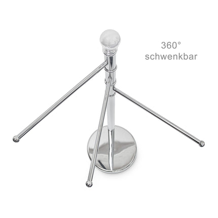 Towel hanger in stainless steel