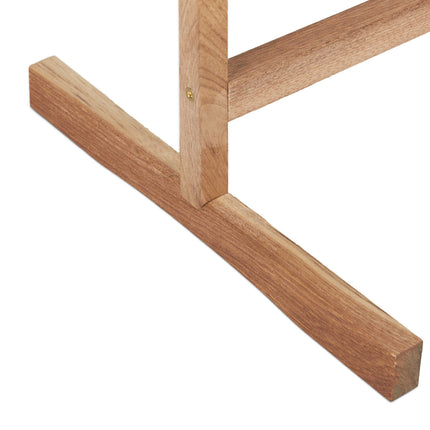Towel hanger standing walnut