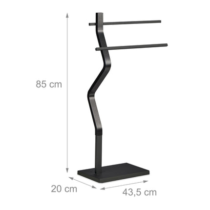 Věšák na ručníky se zaobleným designem