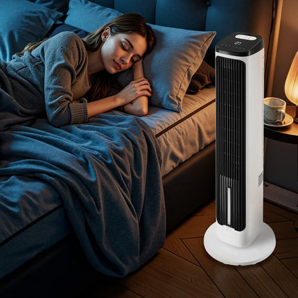Tower Fan, 40-Inch Bladeless, 70 Oscillation, Remote