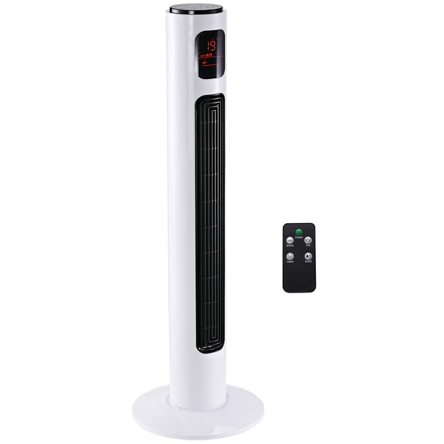 Oszillierender Turmventilator, 96 cm hoch, 3 Stufen, 45W Leistung