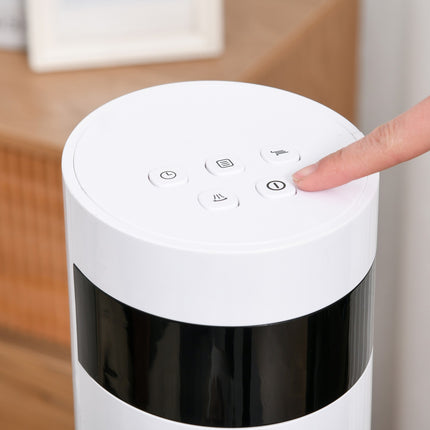 Sloupový ventilátor s dálkovým ovladačem, 85° oscilace, 3 rychlosti, bílá