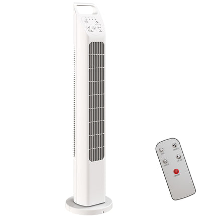 Sloupový ventilátor s dálkovým ovladačem, 3 rychlosti, 3 režimy, časovač