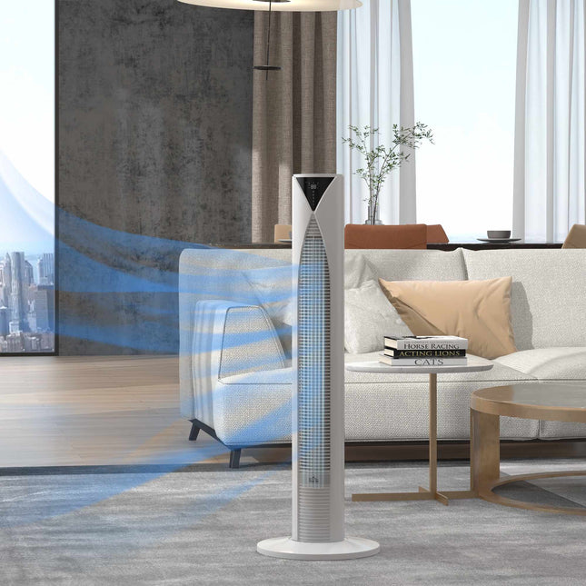 Sloupový ventilátor s dálkovým ovladačem, 3 rychlosti, 70 oscilace