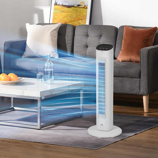 Sloupový ventilátor s dálkovým ovladačem, 3 rychlosti, 85 oscilace