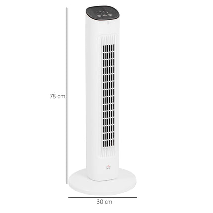 Sloupový ventilátor s dálkovým ovladačem, 3 rychlosti, 85 oscilace