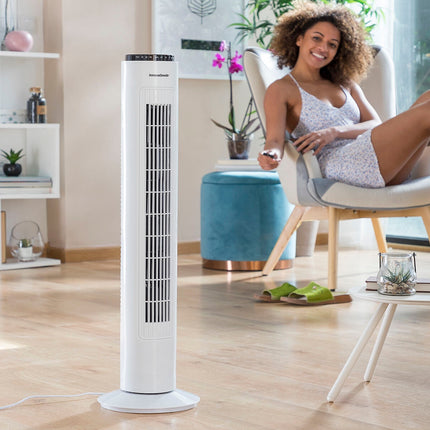 Sloupový ventilátor s dálkovým ovladačem Towarie InnovaGoods