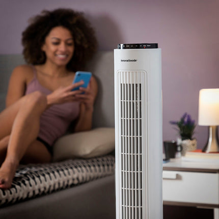 Sloupový ventilátor s dálkovým ovladačem Towarie InnovaGoods