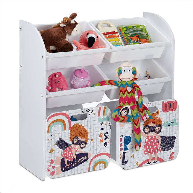 Úložný regál na hračky „little hero“