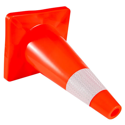 Traffic Cones, 20 Pack 18 Inch, Reflective Collar, PVC Base