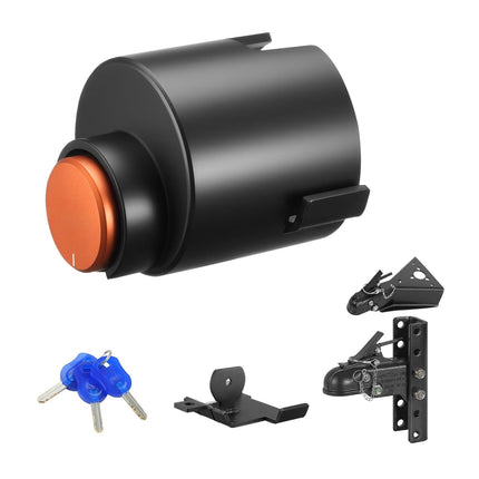 Trailer Coupler Lock, 2-5/16 in, Heavy Duty, 3 Keys