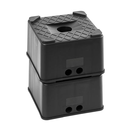 Trailer Jack Blocks, 2-Pack, 6-Inch, 6000 lb Capacity