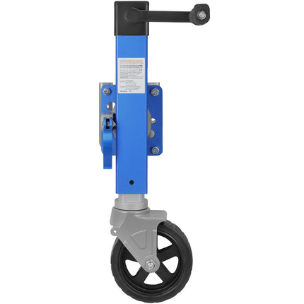 Trailer Jack with Wheel, 1600 lb Swivel, 10 in Lift