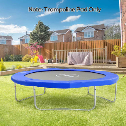 Sada příslušenství k trampolíně s ochrannou sítí a ochranou proti počasí, modrá