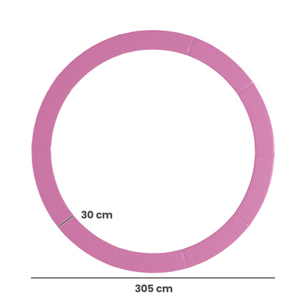 Kryt okraje trampolíny, voděodolný, odolný proti roztržení, Ø305 cm, růžová
