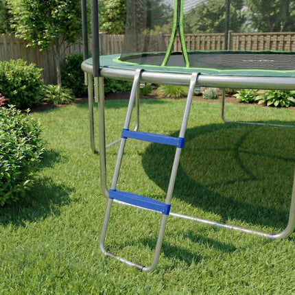 Žebřík k trampolíně 2 stupně, nosnost 150 kg, modrá