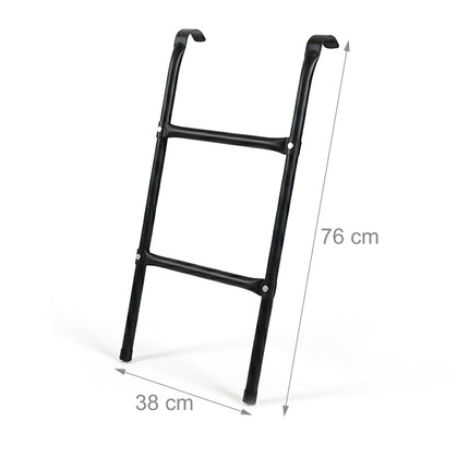 Žebřík k trampolíně, černá ocel, zavěšovací design