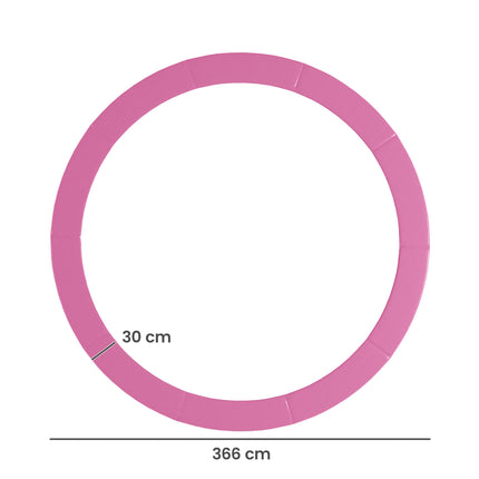 Kryt pružin trampolíny, voděodolný, odolný proti roztržení, Ø366 cm, růžová