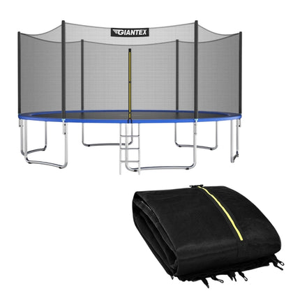 Ochranná síť trampolíny pro kulaté rámy 366 cm se zipem