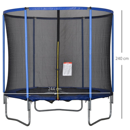 Trampolína do interiéru i exteriéru s ochrannou sítí, nosnost 113.6 kg