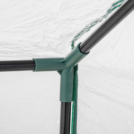 Průhledný PVC skleník s oknem - 120x60x60 cm