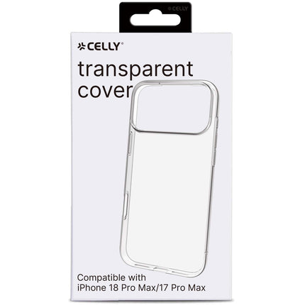 Průhledný TPU kryt pro iPhone 18/17 Pro Max