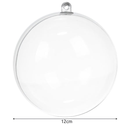Průhledné baňky 12 cm - sada 5 ks Ruhhy 22278