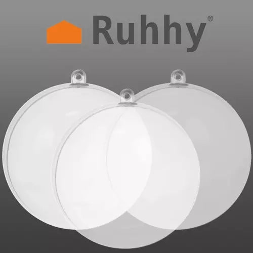 Průhledné baňky - sada 12 ks Ruhhy 20508