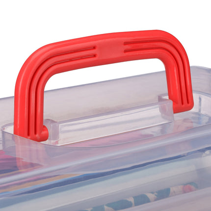 Transparent plastic box