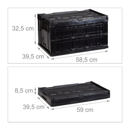 Přepravní box 60 litrů s víkem
