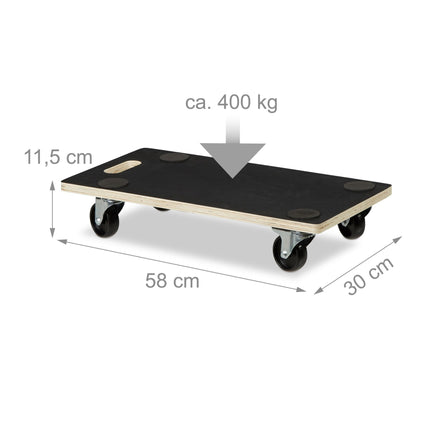 Transportní váleček s brzdou 400 kg