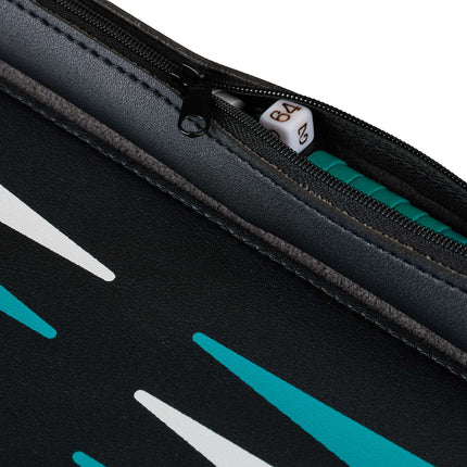 Cestovní backgammon, rolovací v imitaci kůže