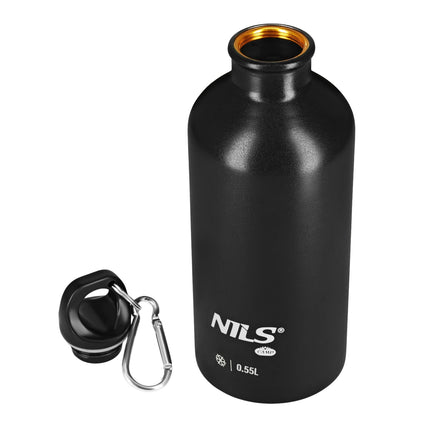 Cestovní lahev 550ml černá – nepropustná, přenosná