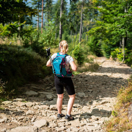 Cestovní batoh, tyrkysový, kapacita 18 l