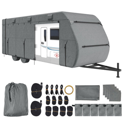 Travel Trailer Cover 28-31 Ft, 300D Oxford Waterproof