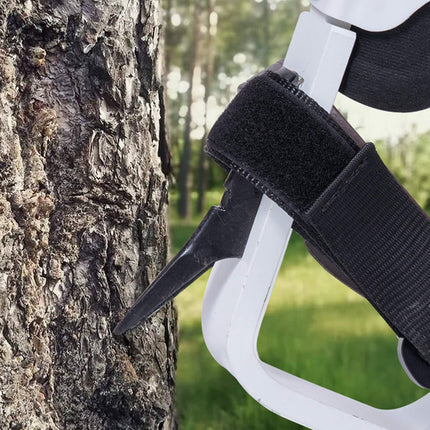 Tree Climbing Spikes, Aluminum 1 Pair, 350 lb Straps
