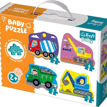 Trefl Baby sada puzzle, stroje