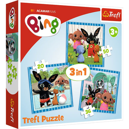Trefl Bing puzzle sada 3 v 1