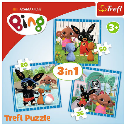 Trefl Bing puzzle sada 3 v 1
