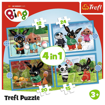 Trefl Bing puzzle sada 4 v 1