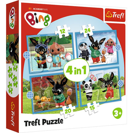 Trefl Bing puzzle sada 4 v 1