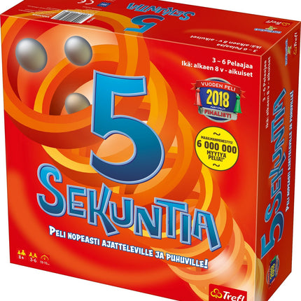 Trefl desková hra 5 Seconds (ve finštině)