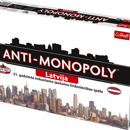 Trefl desková hra Anti-Monopoly (v lotyštině)