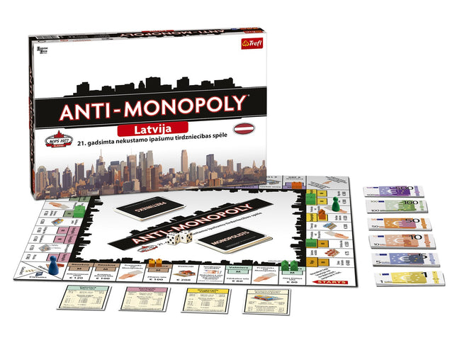 Trefl Board Game Anti-Monopoly (In Latvian Lang.)
