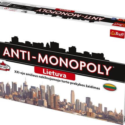 Trefl desková hra Anti-Monopoly (v litevštině)