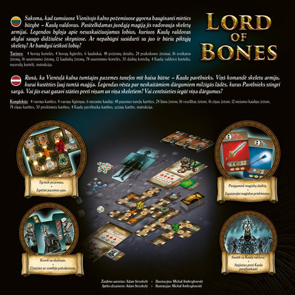 Trefl desková hra Lord Of Bones (v lotyštině a litevštině)