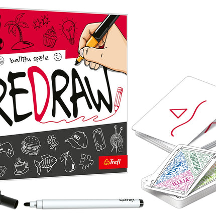 Trefl desková hra Redraw (v lotyštině)
