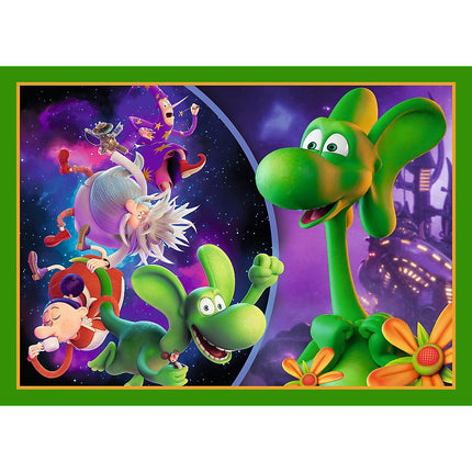Trefl Diplodocus sada puzzle 4 v 1